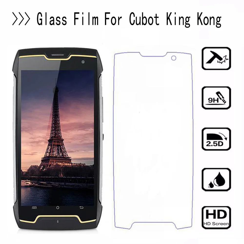 

Cubot King Kong Tempered Glass Film For Cubot King Kong Screen Protector 9H Glass Protective Film