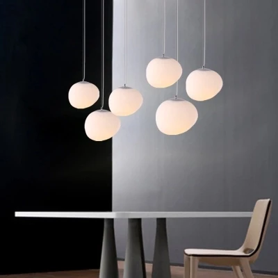 E27Nordic Глобус подвесной светильник s белый стеклянный шар Lustre подвеска кухонный