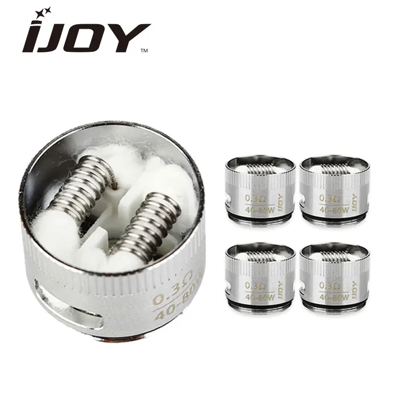 

5pcs/lot Original IJOY Tornado Hero Atomizer Head TRC Coil 0.3ohm 40W-80W Replacement TRC-Coil for Tornado Hero RTA Subohm Tank