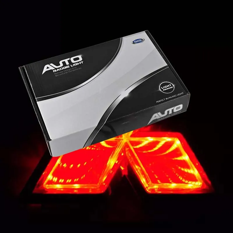 

Shenlao Car LED Light Front Car Emblem Lights 3D Car Badge Auto Led Bulb Light EL Cold Logo Lamps For Mitsubishi ASX For CUV
