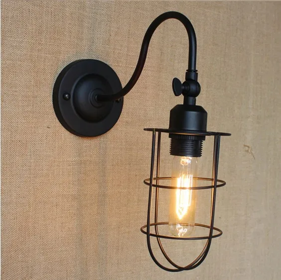 

Edison Wall Sconce Black Vintage Wall Lights For Home In Style Loft Industrial Wall Lamp Arandelas Luz De Parede