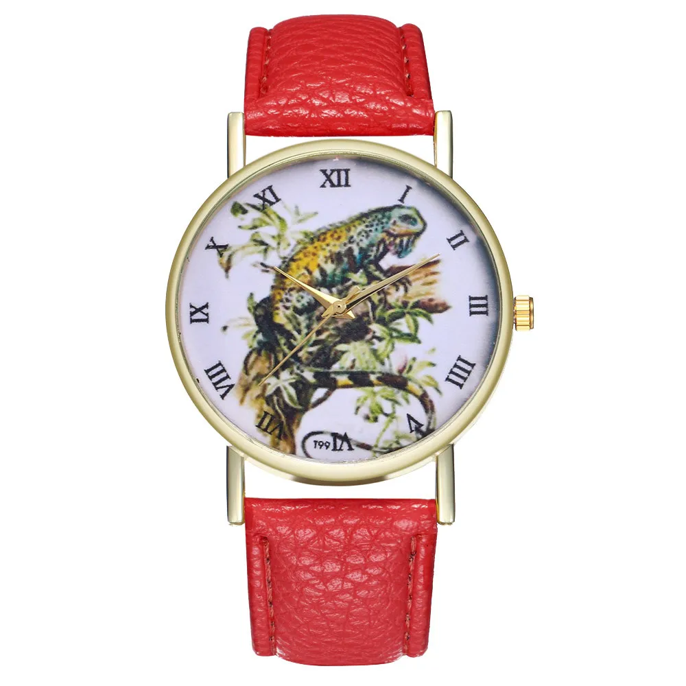 Womens Leather Analog Alloy Lizard Pattern Design Round Band Quartz Wrist Watch For Fashion Woman Gifts Womens Leather Analog Alloy Lizard Pattern Design Round Band Quartz Wrist Watch For Fashion Woman Gifts