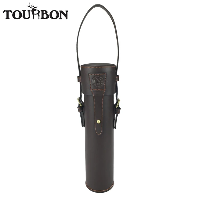 Tourbon Hunting Gun Accessory Genuine Leather Rifle Scope