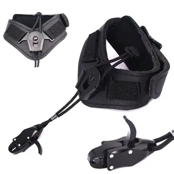

1pc 180 degree Archery Release Compound Bow Release Caliper Aid Strap Shooting Hunting fit right and left hand
