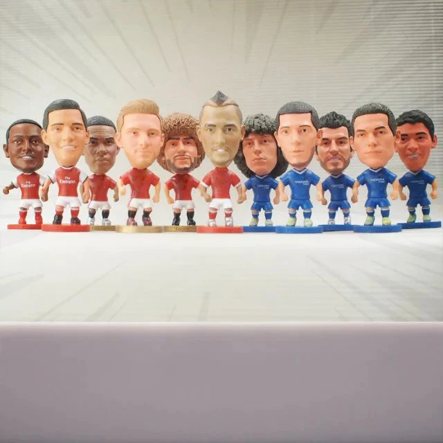 

50PCS/LOT FOOTBALL 2.5" Figurine (Mixed Order) Doll Toy Figure Shipping Free