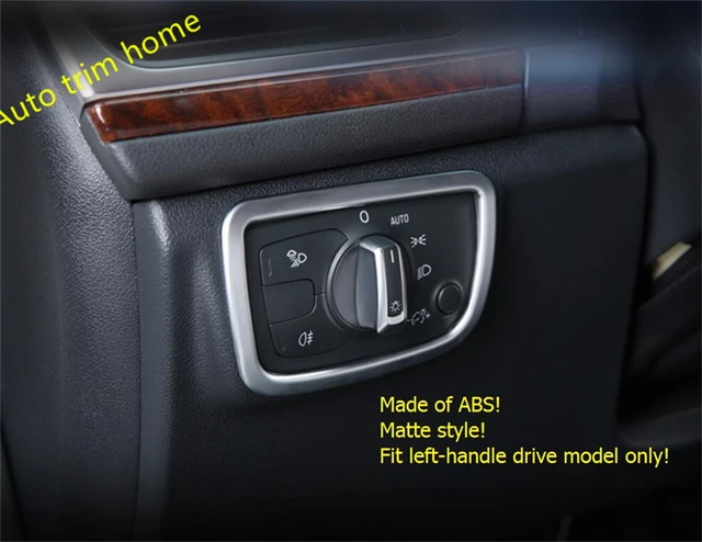 For Audi A6 C7 A7 2017 Front Head Light Lamp Headlight Switch For Audi A6 C7 A7 2017 Front Head Light Lamp Headlight Switch On Molding Garnish Cover Trim 1 Piece