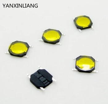

200PCS 4 * 4 * 0.8MM 4*4*0.8mm 4X4X0.8mm SMD tact switch button with cover / waterproof copper head