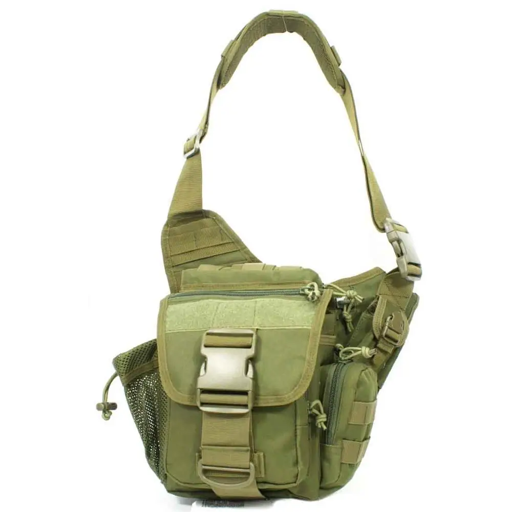 Открытый военный тактический слинг Спортивная дорожная нагрудная сумка на плечо для мужчин и женщин сумки через плечо походные принадлежности для мужчин t - Цвет: Army green