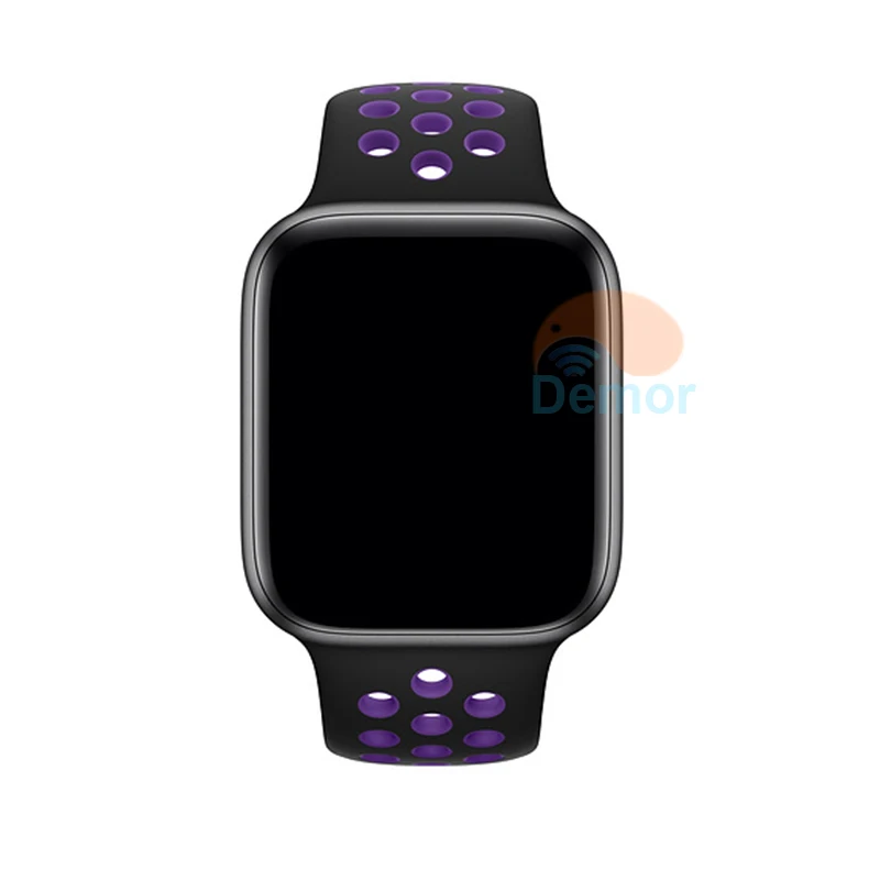 KT01 Смарт-часы 44 мм серия ЭКГ монитор сердечного ритма умные часы для мужчин и женщин iOS iPhone Android телефон Apple Watch 4 - Цвет: Black Grape