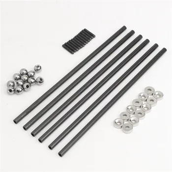 

One Set Diagonal push Rod L200 Rods Arms Kit + Magnetic Ball Joint + Steel Ball for kossel 3D Printer Parts Accessories