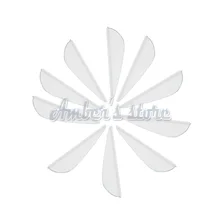 100 штук 1,75 дюймов стрелка из ТПУ лопасти для DIY стрела, стрельба из лука, лук красный/оранжевый/белый/зеленый/черный