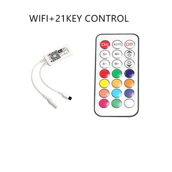 

RGBW RGB 12V LED Controller WIFI IR 24KEY 21KEY Mini Remote WIFI LED Controller RGB RGBW WIFI RGB led Strip Remote Controller