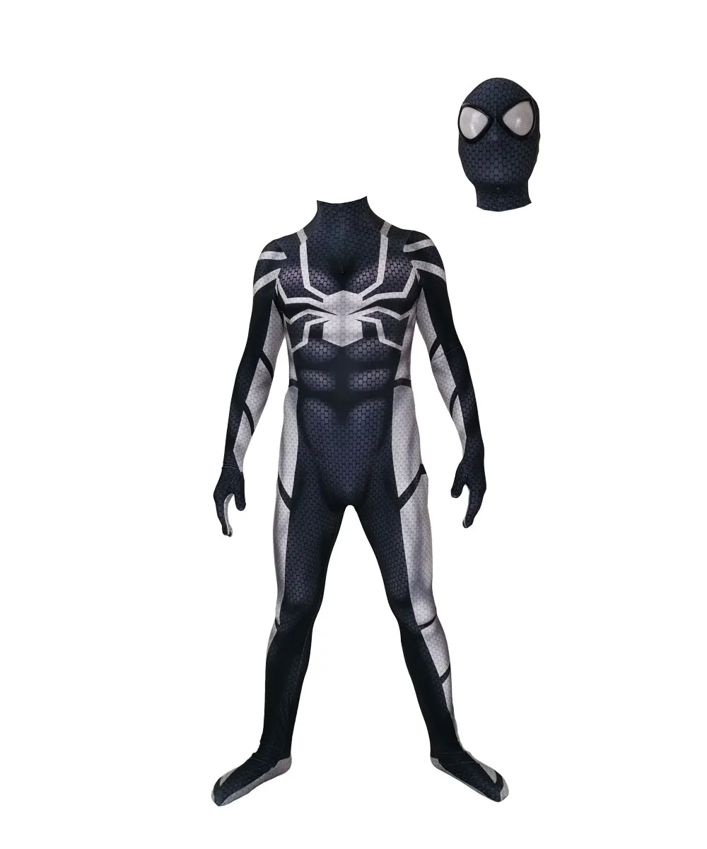 Высокое качество 3D Future Foundation Spiderman Косплей-костюм супергерой lycar спандекс зентай боди комбинезон для Хэллоуина