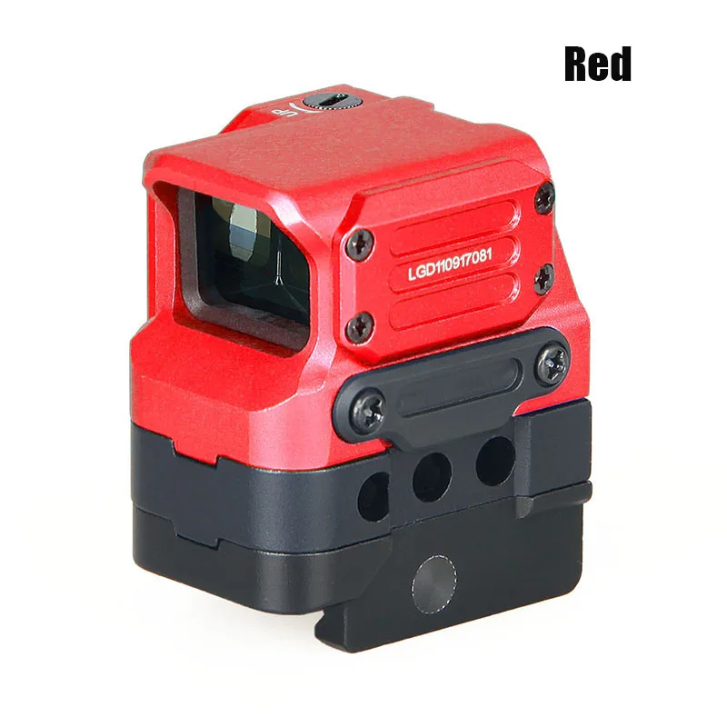 Тактический Оптический FC1 Красный точка зрения 2 MOA Голографическая Reflex прицел для 20 мм Rail с маркировкой - Цвет: Red