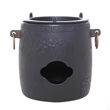 Японская чугунная горящая печь, печь на спиртовой основе, угольный уголь, нагревательный чайник, медное кольцо, изоляция
