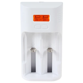 

New Design Soshine White Soshine T2 LCD Li-ion Ni-MH LiFePO4 US Charger for 26650 / 18650 / 14500 / 16340 / C / AA / AAA