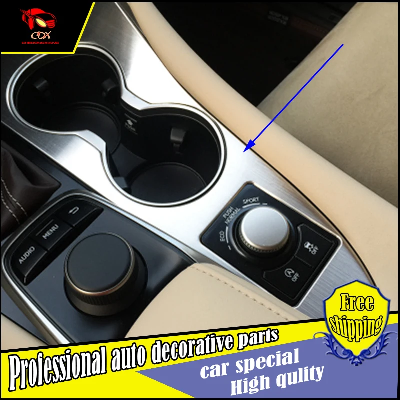 Car styling Center Console Water Cup Holder Cover Trim 1 pcs For Lexus