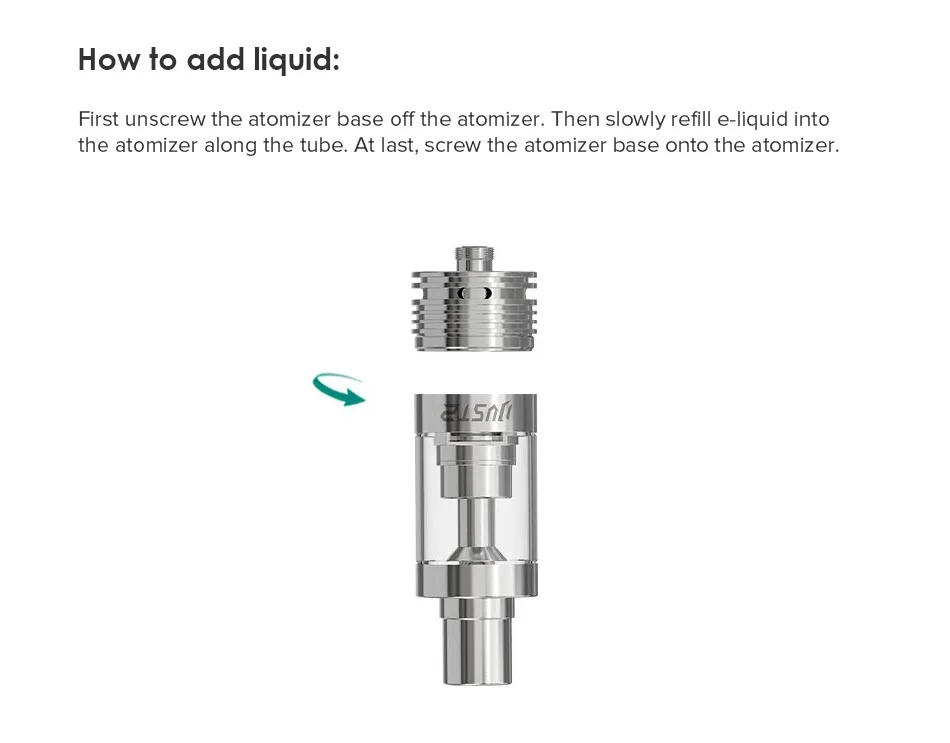 Eleaf iJust 2 атомайзер подходит iJust 2 электронная сигарета с емкостью 5,5 мл резервуар атомайзер с EC Ом катушка головка vape