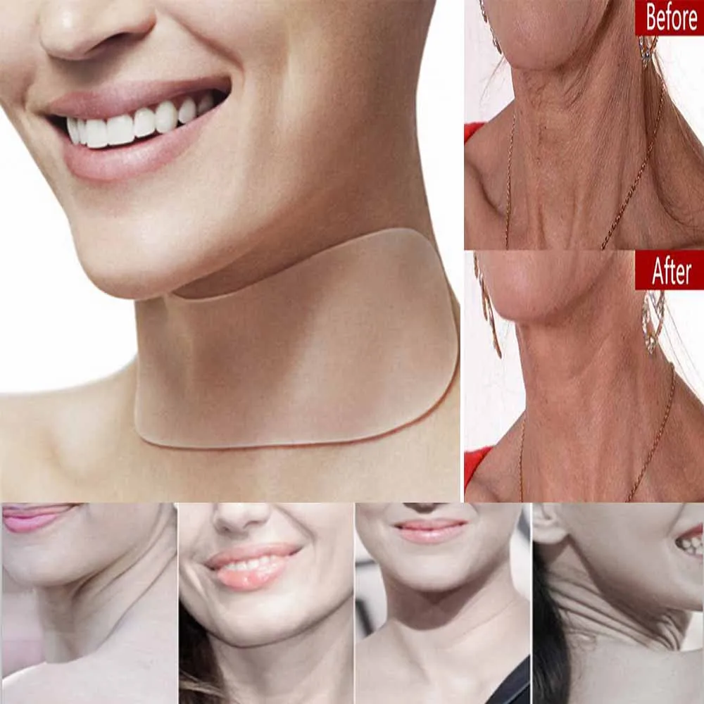 

Neck CareFacial Care Tools Anti Wrinkle Chest Pad Silicone Eliminate Prevent Chest Wrinkle Eye Forehead Neck Pad Reusable Face 1