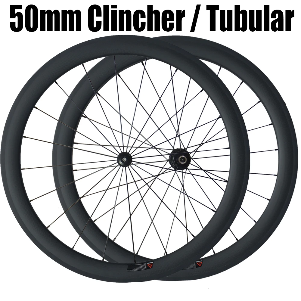 Fahrrad Laufradsatz WH-R501A - 10-fach Schaltung Schwarz/Rot