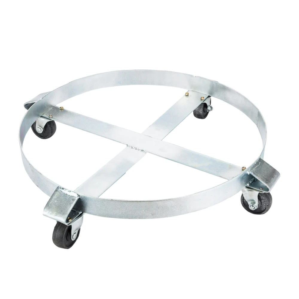 

Heavy Duty Drum Dolly 1000 Pound Swivel Casters Wheel Steel Frame Non Tipping Hand Truck Capacity Dollies