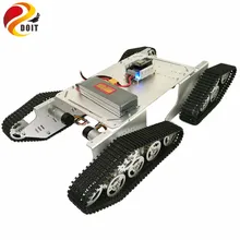 DOIT Metal Smart Tank Chassis T900 with ESP8266 and WiFi Video Remote Control Transmission for VR Shoot RC Toy
