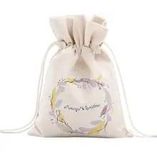 Большой Рождественский Подарочный пакет уникального дизайна, вечерние, для дома, винтажные, на шнурке, на холсте, для обеденного стола, Подарочная сумка, поставки 11