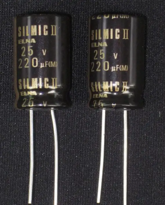 10 шт. ELNA Япония SILMICII 220 мкФ/220u25V SILMIC II top. Конденсатор экстремальной нити|Усилители
