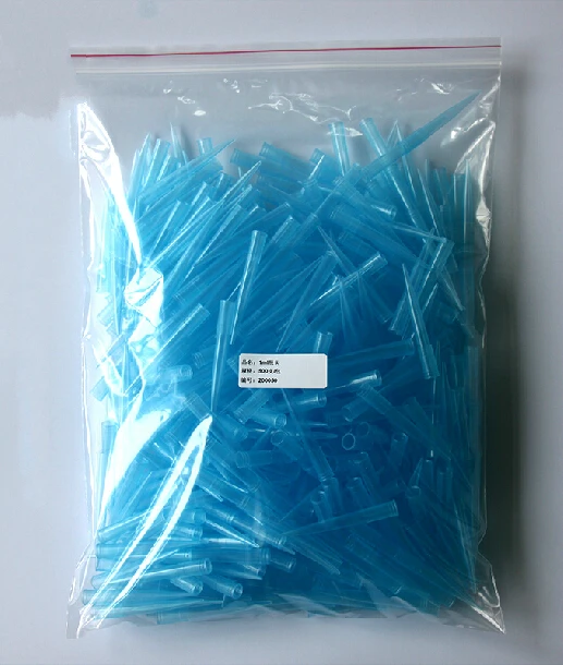 1000ul/ 1ml Size 8*71mm Blue Plastic Pipette Tips Laboratory Use PP