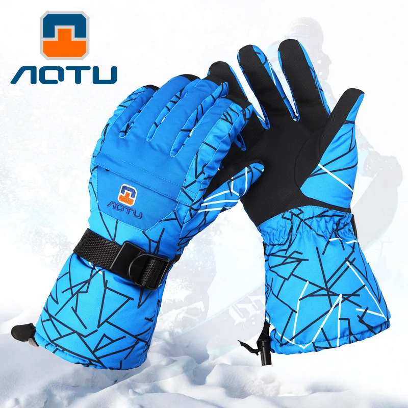 Outdoor Men's Skiing Gloves Snowboard Gloves Unisex Windproof