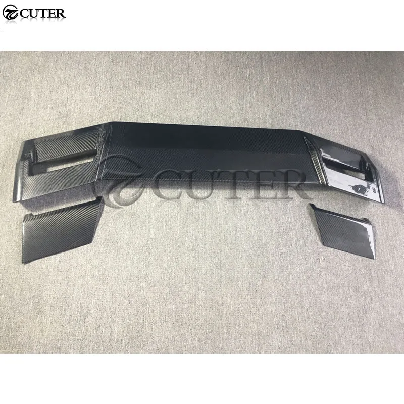 W463 G500 G55 G65 AMG задний спойлер из углеродного волокна верхние крылья крыши со