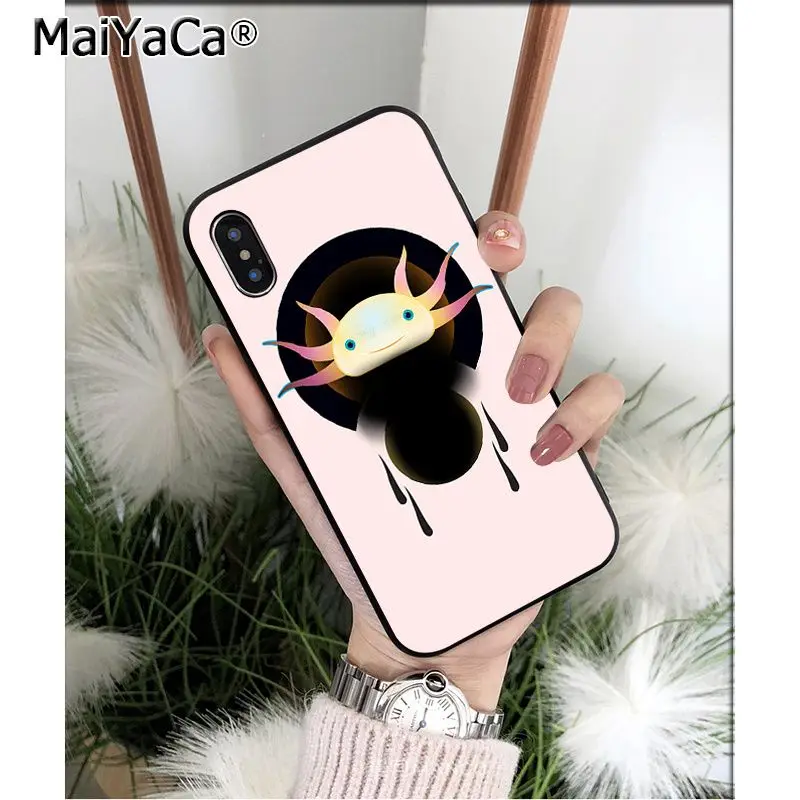 MaiYaCa милый животный Axolotl клиент высокого качества чехол для телефона Apple iPhone 8 7 6 6S Plus X XS MAX 5 5S SE XR чехол