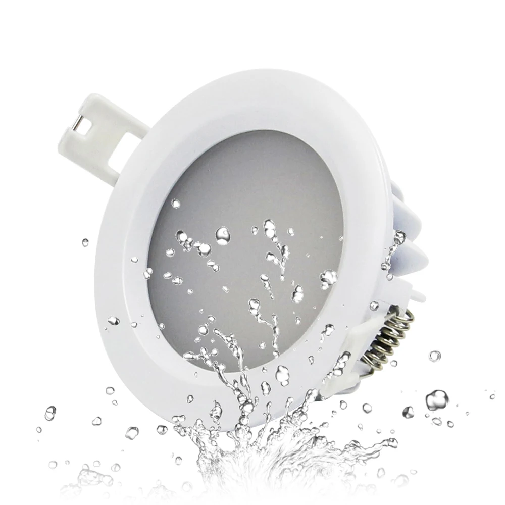 

JLAPRIRA Ip65 Waterproof Ceiling Recessed Led Spot Light 15W/5W Led Downlight For Bathroom Shower Room