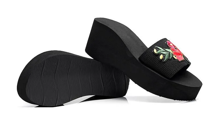 flower slippers women