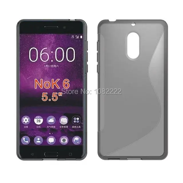 200 шт/партия,, мягкий чехол из ТПУ для Nokia для microsoft Lumia 550/для Nokia 6 Nokia6 5,5 дюймов