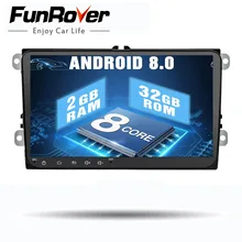 9″ 8 cores Android 8.0 2 din Car DVD Player for vw passat b5 b6 golf 5 6 polo tiguan Car Multimedia Player Radio Gps Stereo navi