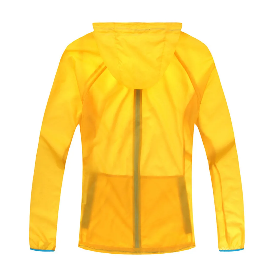 Женские водо-и ветронепроницаемые куртки Открытый велосипедный спортивный Быстросохнущий с капюшоном ветровка на молнии плащ для женщин Мода