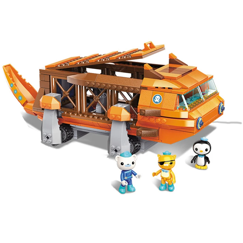 Octonauts строительный блок GUP-G мобильный Speeders запуска и ракушки kwazii песо 378 шт.