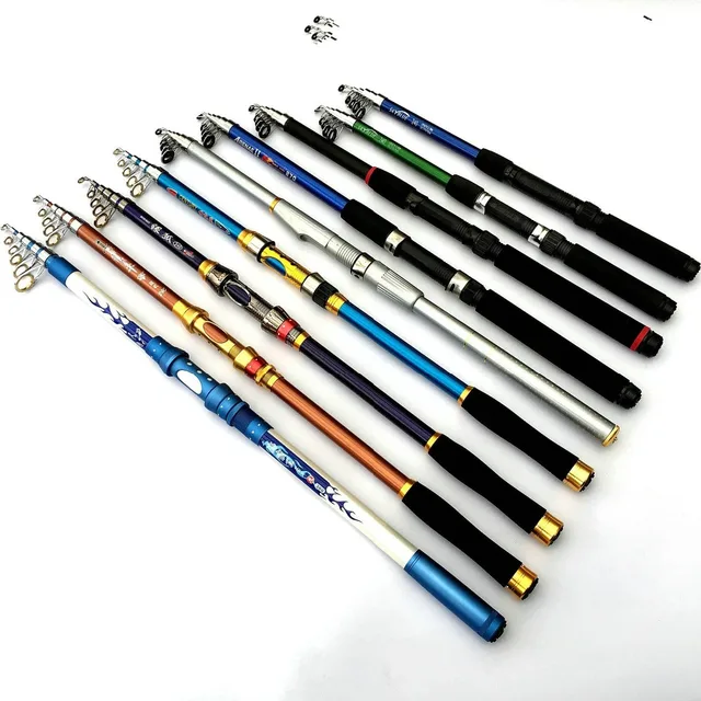 Special Price Battlesea Carbon Telescopic Fishing Rod 2.4m 3.0m 3.6m 4.5m 5.4m 6.3m 7.2m Sea Rods Portable Fishing Rod Spinning Fishing Pole