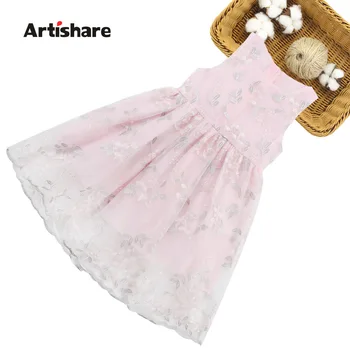 

Girls Dress Sleeveless Girls Summer Dresses Flower Embroidery Dress Girl Party Teenage Clothing For Girls 6 8 10 12 13 14 Year