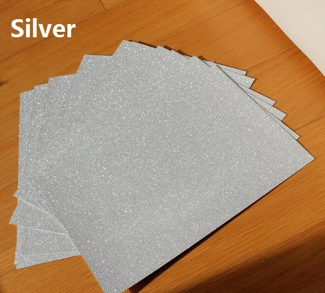 Silver Glitter Card Stock, Silver Glitter Cardstock