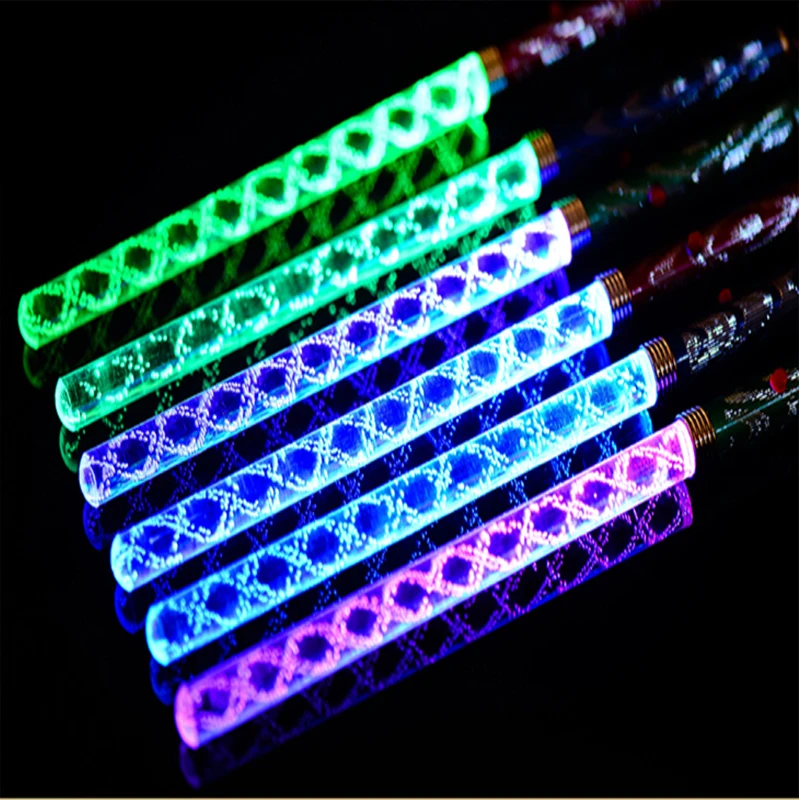 Threaded crystal glow stick Colorful Flashing LED Glow Stick Light Up For Wedding Birthday Party /6pcs | Дом и сад