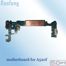 Raofeng полная функция материнская плата для Samsung galaxy a520f разблокирована Разобранная оригинальная материнская плата с полными ЧИПАМИ логическая плата