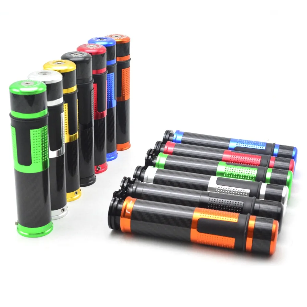 for Universal 22mm 7 8 motorbike scooter CNC handlebar Motorcycle Rubber Handle Bar Hand Grips For