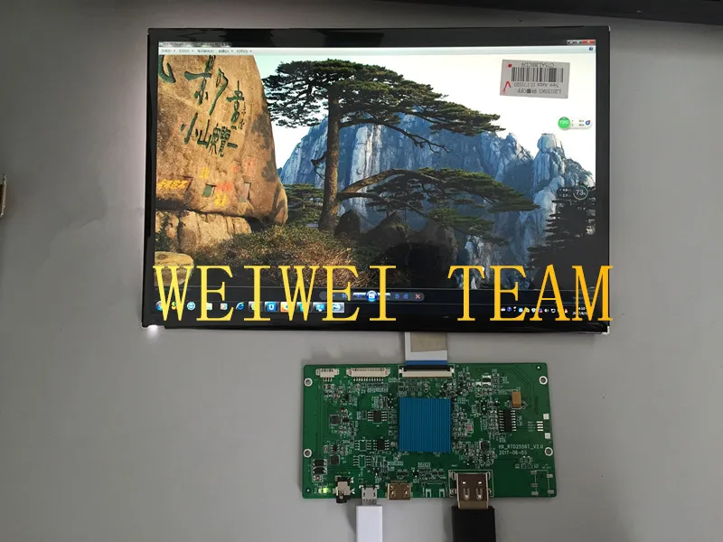 

10.1 inch 2K IPS LCD panel 2560X1600 TFT screen with micro USB + MINI HDMI +HDMI control board driver board