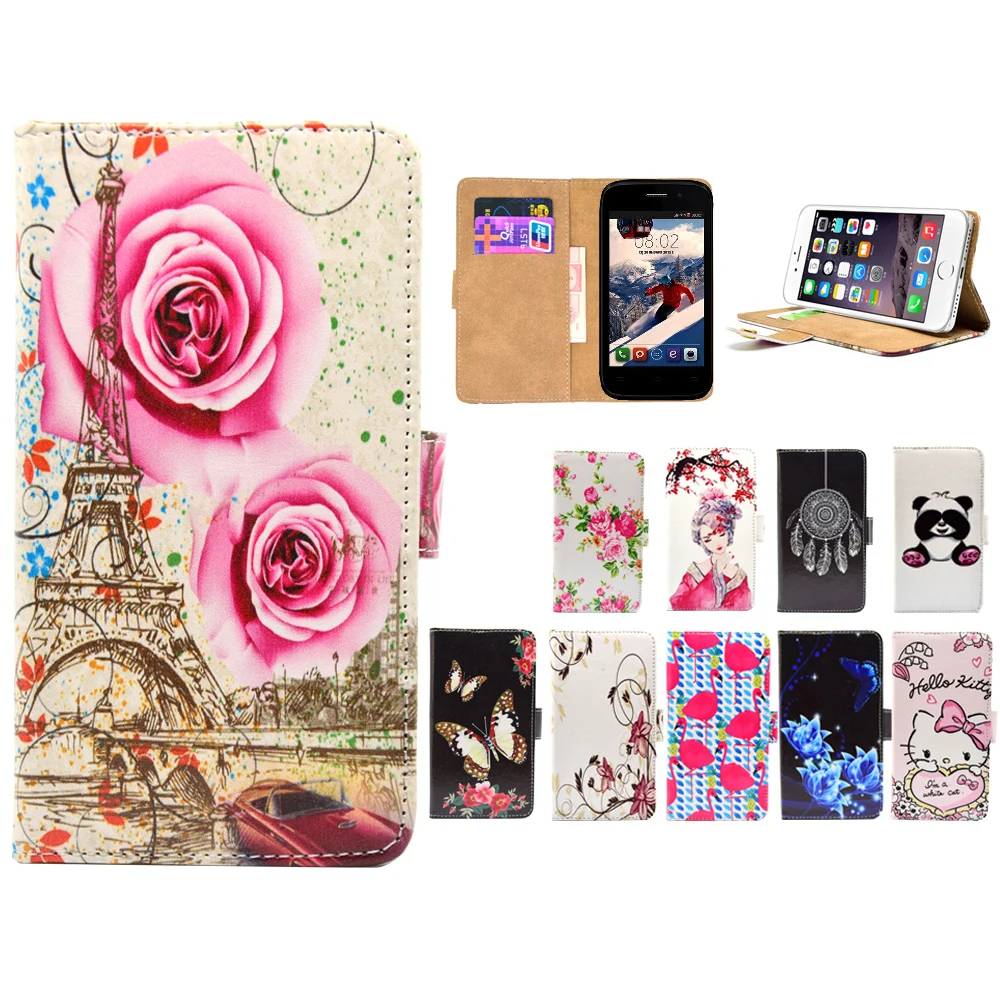 

LIHAIJUN 3C Higt quality Cartoon Flip pu leather Phone Cases Cover For BQ BQ-4500L Fox LTE 4526 Fox 4583 Fox Power