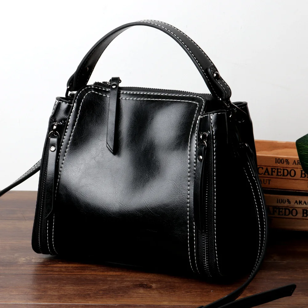 Новая брендовая дизайнерская сумка-мешок, модная Натуральная кожа, маленькие сумки через плечо для девочек, женская сумка-мессенджер