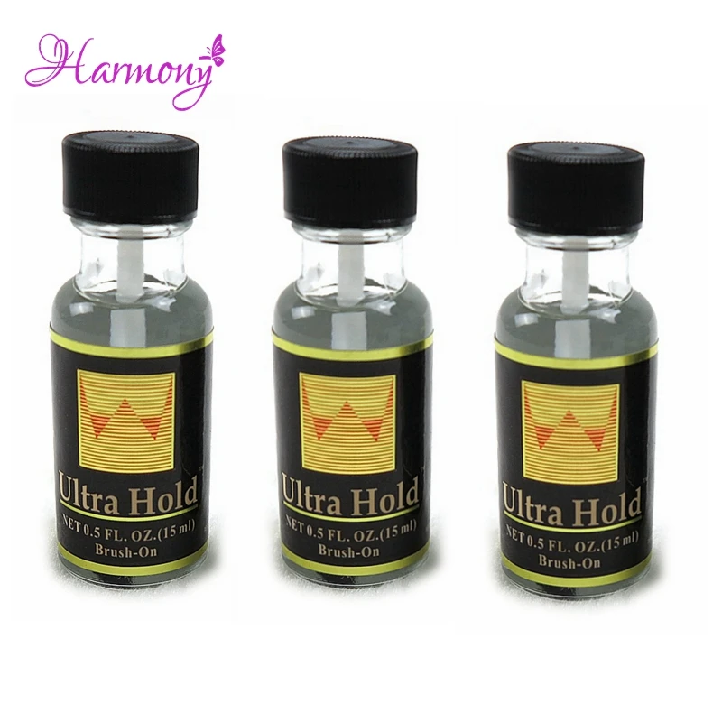 3 bottles Waterproof professional hair glue ULTRA HOLD LACE WIG