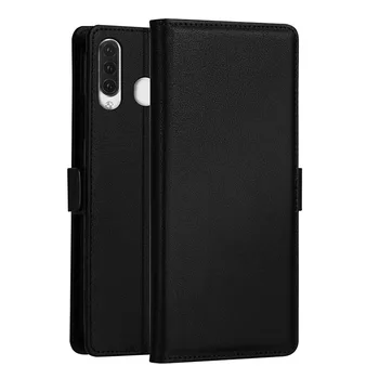 

DZGOGO For Samsung M10 M30 case PC litchi grain leather flip phone case cover For Samsung M20 wallet card cover business style