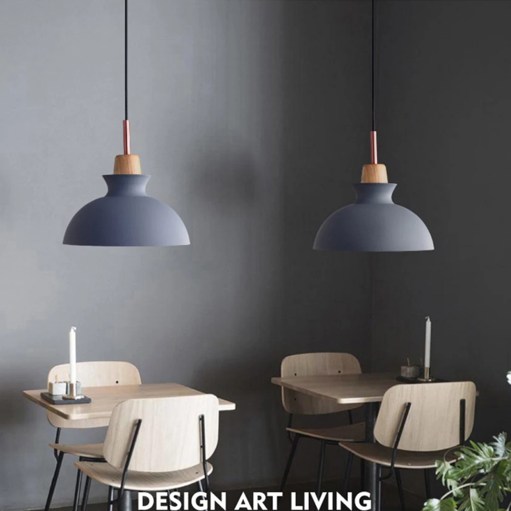 Деревянные проблесковые лампы подвесные светильники Para Sala De Jantar Lampara Colgante Dinette